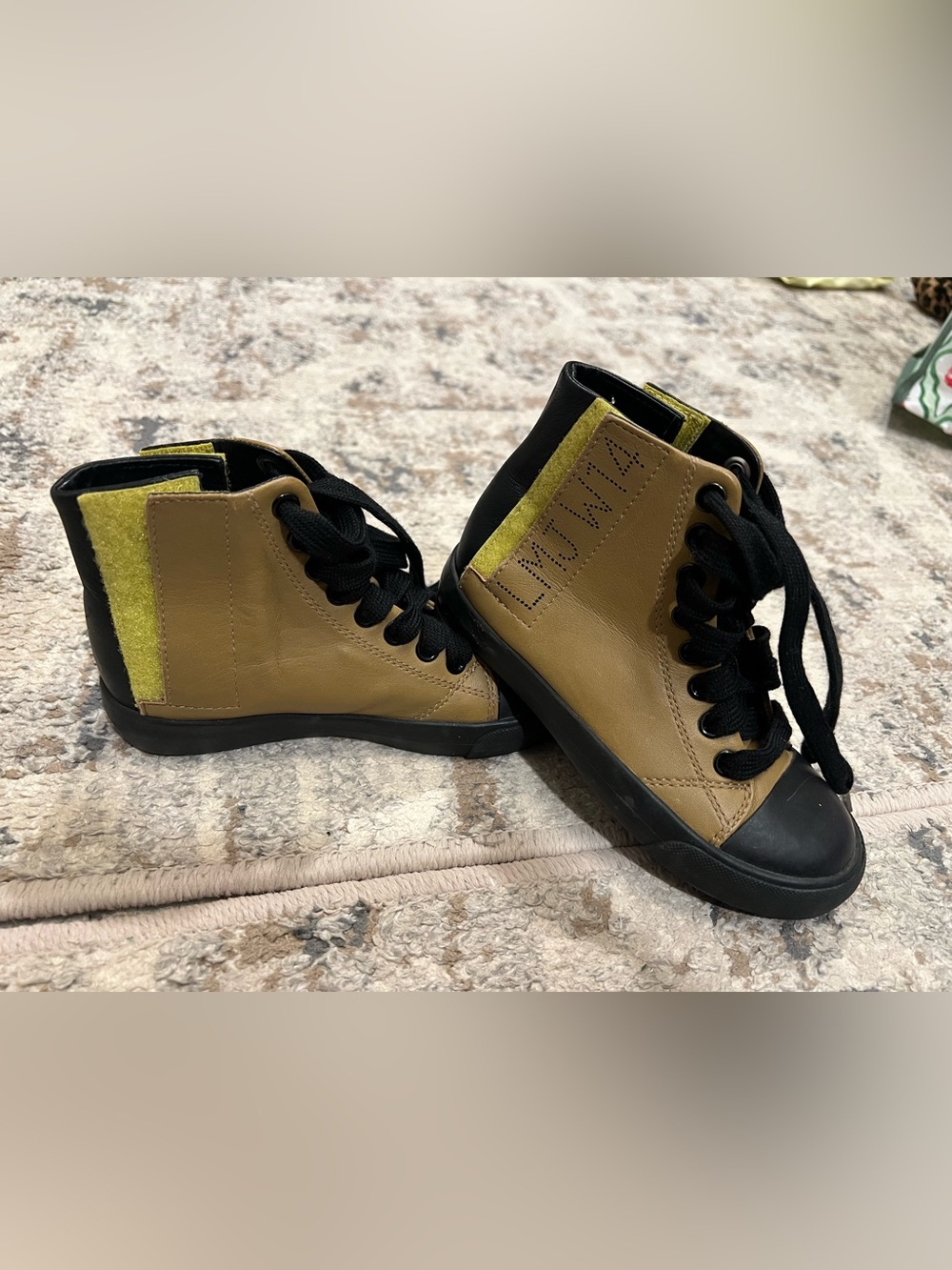 Little Marc Jacobs high top sneakers; size toddler 9